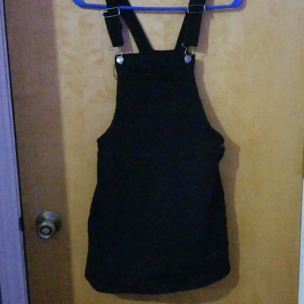 Black Overall Dress